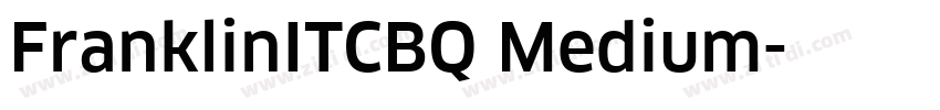 FranklinITCBQ Medium字体转换